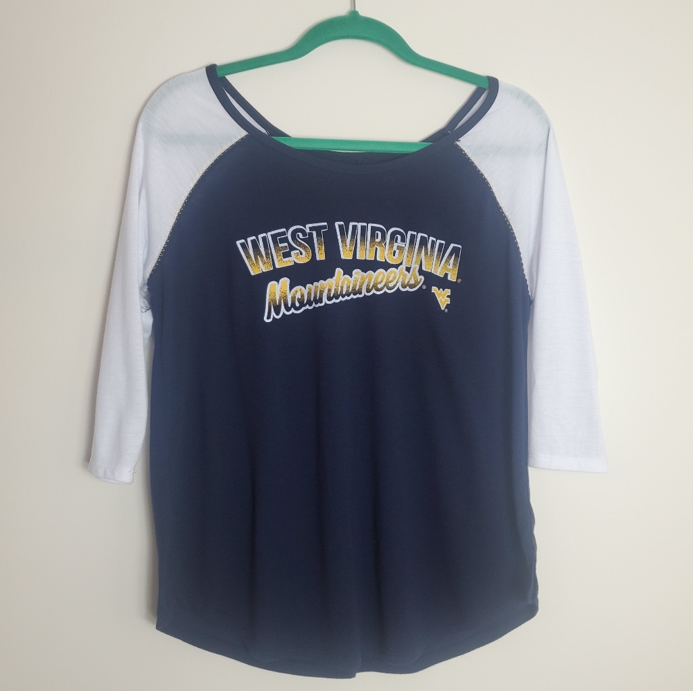 Colosseum West Virginia Mountaineers 3/4 Sleeve